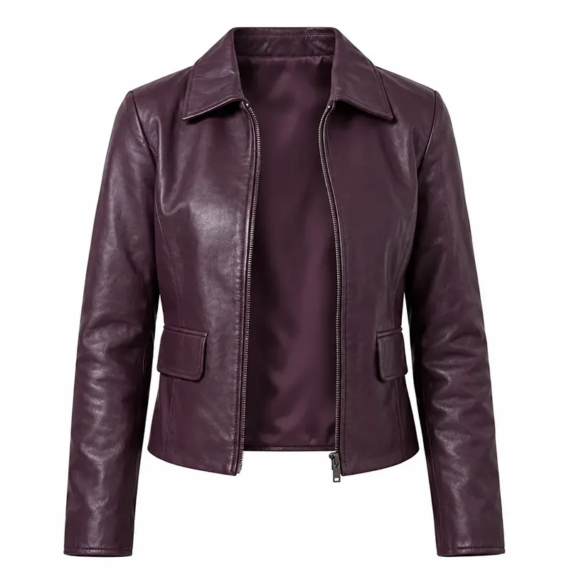 Tracy Spiridakos Purple Leather Jacket 1 Tracy Spiridakos Purple Leather Jacket <p>Add a bold edge to your wardrobe with the <strong>Tracy Spiridakos Purple Leather Jacket</strong>. This leather jacket is built around a timeless moto-inspired aesthetic, making it a versatile statement piece for casual outfits, streetwear, and layered seasonal styling.</p>