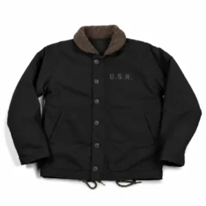 US Navy N-1 Deck Black Jacket