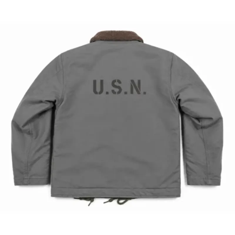 US Navy N-1 Deck Grey Jacket 1 US Navy N-1 Deck Grey Jacket <p>Add heritage-inspired outerwear to your rotation with the <strong>US Navy N-1 Deck Grey Jacket</strong>. This jacket offers a classic military-inspired appearance that pairs easily with denim, boots, and everyday cold-weather looks.</p>