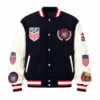 Areena Design <p>Refresh your outerwear collection with the <strong>City Edition Chenille Blue Varsity Jacket</strong>. This varsity jacket combines a distinctive visual identity with easy everyday styling, making it a versatile choice for casual outfits, layering, and statement looks.</p> US Soccer x Jeff Hamilton Varsity Jacket <p>Refresh your outerwear collection with the <strong>City Edition Chenille Blue Varsity Jacket</strong>. This varsity jacket combines a distinctive visual identity with easy everyday styling, making it a versatile choice for casual outfits, layering, and statement looks.</p>