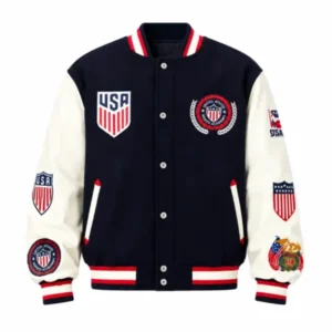 US Soccer x Jeff Hamilton Varsity Jacket