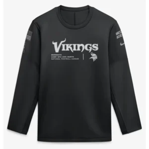 Vikings 2026 Salute to Service Crewneck Sweatshirt