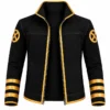 Areena Design <p>Shop the The Vampire Diaries Black Bomber Jacket in Black Leather, made for comfortable everyday wear, easy layering, game days, travel, weekends, gifting, X-Men Mutant Black and Gold Jacket