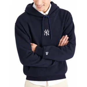 Yankees Navy Blue Fleece Hoodie