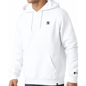 Yankees Pullover White Hoodie