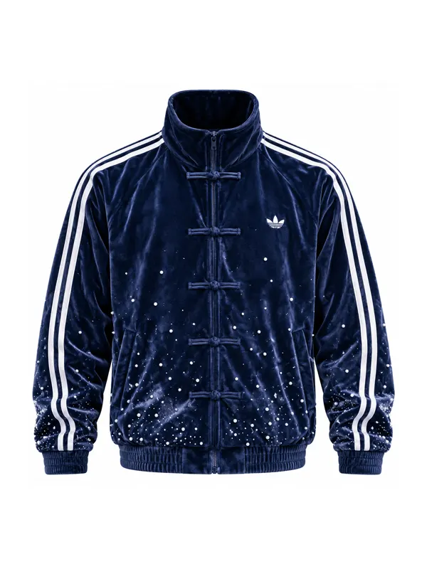lunar-new-year-jacket-blue Chinese New Year Rhinestone Jacket <ul> <li><strong>Material: Suede Leather </strong></li> <li>Closure: Toggle Style</li> <li>Collar: Stand Up Style</li> <li><strong>Color: Blue</strong></li> </ul>